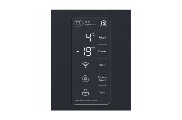 594 Ltr, Inverter Linear Compressor, Door Cooling+™, Multi Air Flow, Smart ThinQ™, Smart Diagnosis™, MOIST ‘N’ FRESH, Side by Side Refrigerator (GC-B22FTQPL) - Image 5