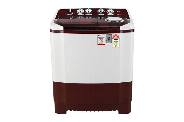 Wash 8Kg and Spin 6 Kg, 5 Star, Rust Free Body, Roller Jet Pulsator, Wind Jet Dry, Color: Burgundy (P8035SRMZ)