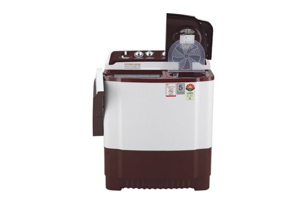 Wash 8Kg and Spin 6 Kg, 5 Star, Rust Free Body, Roller Jet Pulsator, Wind Jet Dry, Color: Burgundy - Image 2