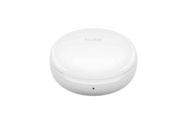 LG Tone Free Wireless Earbuds with Noise Isolation, UVnano 99.9% Bacteria-Free, Prestigious British Meridian Sound, Dual Microphones in Each Earbud and IPX4 Water Resistance (FN5U, White) - Image 4
