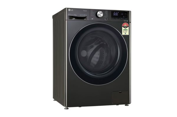 LG 10.0 kg, Front Load Washing Machine with AI Direct Drive™ Washer with Steam+ & ThinQ (FHP1410Z7B) - Image 4