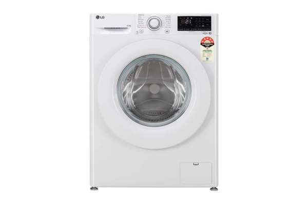 LG 6.5 kg, Front Load Washing Machine with AI Direct Drive™ Washer with Steam™ (FHV1265Z2W)