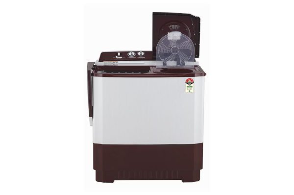 LG 10.0 kg Semi Automatic Top Load Washing Machine Maroon, White (P1050SRAZ) - Image 2