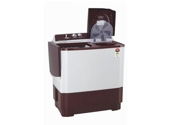 LG 10.0 kg Semi Automatic Top Load Washing Machine Maroon, White (P1050SRAZ) - Image 3
