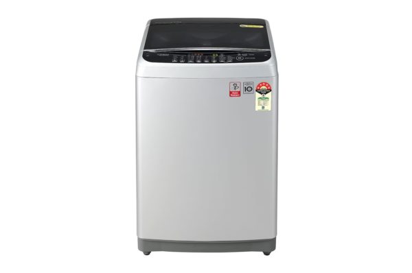LG 8.0 kg 5 star Fully Automatic Top Load Washing Machine Silver (T80SJSF1Z)