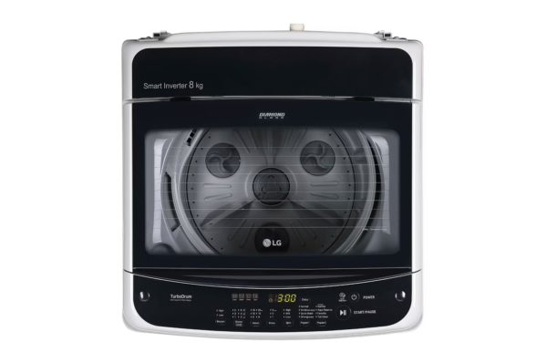LG 8.0 kg Fully Automatic Top Load Washing Machine Silver (T80SPSF2Z) - Image 4