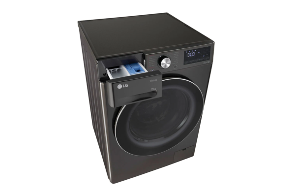 LG 11.0 kg, Front Load Washing Machine with AI Direct Drive ™ Washer with Steam + and ThinQ (FHP1411Z9B) - Image 5